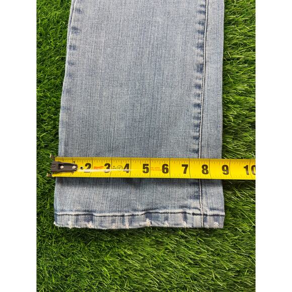 GUESS Women’s Bootcut Jeans Light Wash Stretch Mid Rise Sz 29 5 Pocket Y2K Denim - Picture 7 of 10